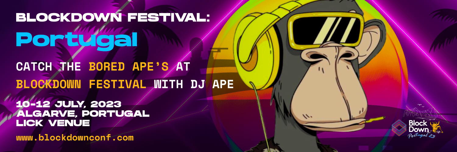 La primera Bored Ape Yacht Party tendrá lugar en Europa en el BlockDown Festival
