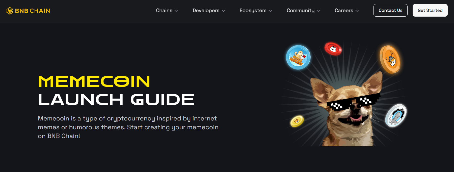 Cadena BNB de Memecoins