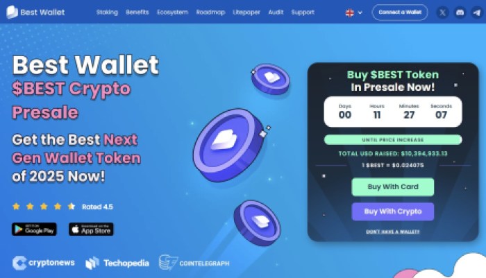 Mejor token de billetera ($ best)