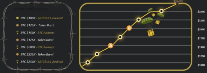 $ BTCBULL's AirDrop and Token Burn System