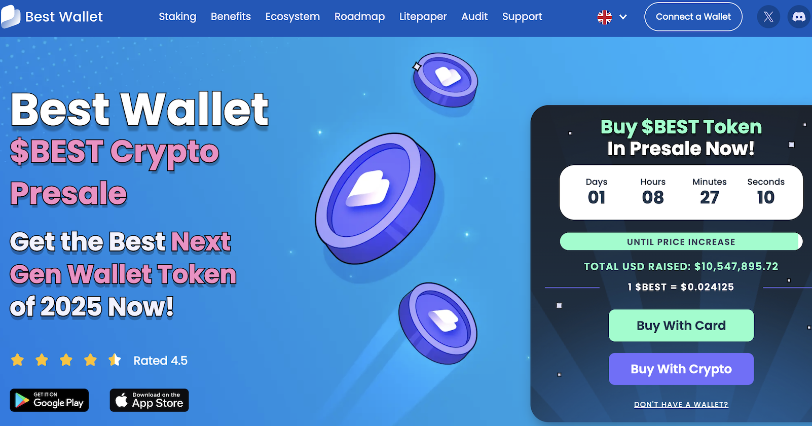 PREVIE DE LA MEJOR TOKEN DE LA BILLET $ BEST