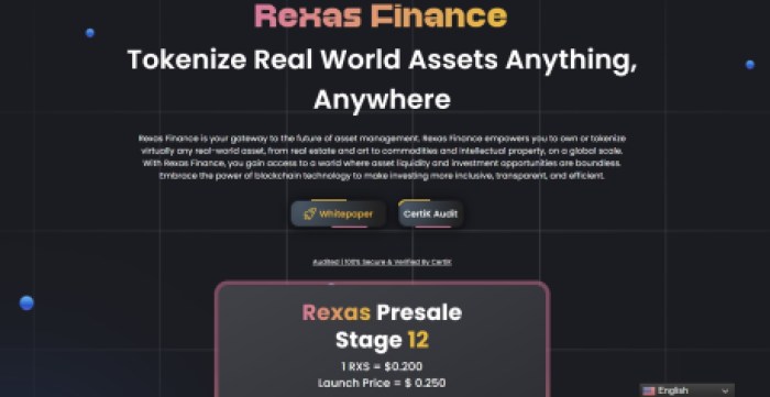 Rexas Finance ($ RXS)