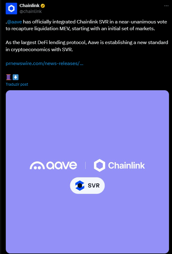 Integración AAVE ChainLink