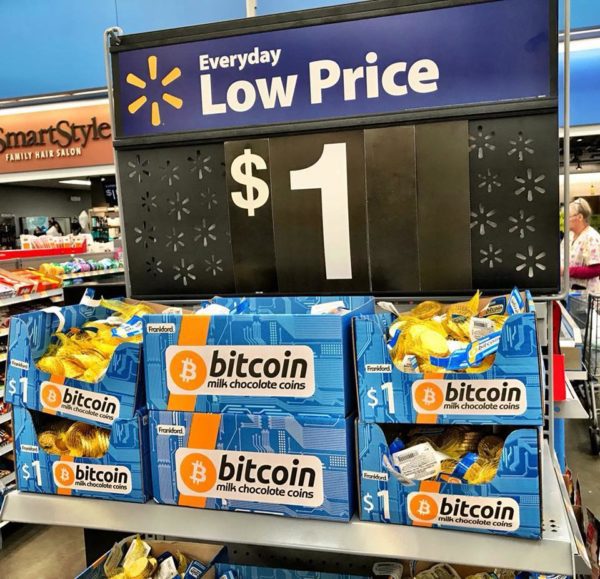 WalMart Bitcoin - Monedas de Chocolate.jpg