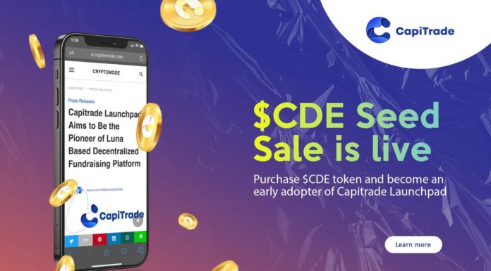 Capitrade IDO Launchpad registra un creciente interés en su evento de venta de semillas CDE en curso