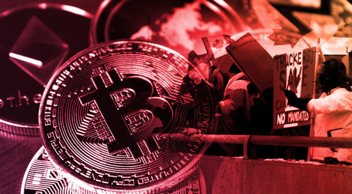 La policía canadiense bloqueará las transacciones de criptomonedas en medio de la protesta de los camioneros