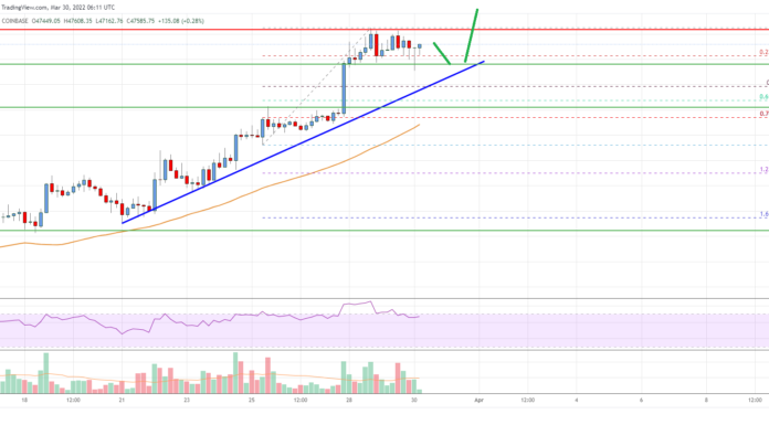 Análisis de precios de Bitcoin: BTC recupera impulso alcista
