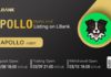 LBank Exchange listará a Apollo Inu (APOLLO) el 9 de marzo de 2022