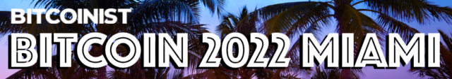 Banner de miami bitcoinist bitcoin 2022