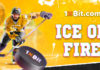 ¡Gana premios por apuestas de hockey en un nuevo torneo 1xBit! ice on fire