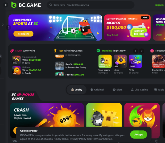 BC.GAME: el casino que no deja al azar la seguridad, el entretenimiento y las ganancias bc.game