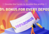 Comience a operar con criptomonedas con un apalancamiento de 100x y un bono de depósito del 100 % en Bitwells