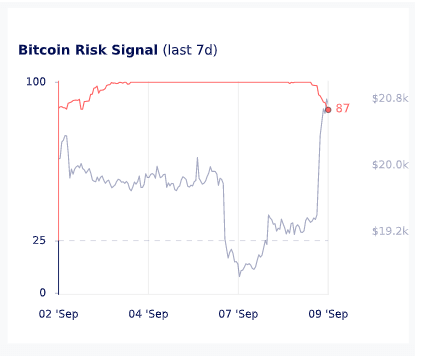 Investigación: Bitcoin Risk Signal sugiere más desventajas en las ...