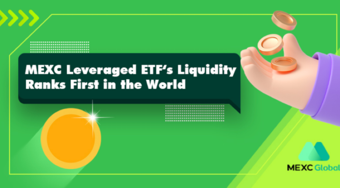 El ETF apalancado de MEXC lidera el mercado de criptomonedas ya que su liquidez ocupa el primer lugar en el mundo