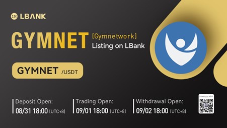 GYM Network (GYMNET) ahora está disponible para negociar en LBank Exchange