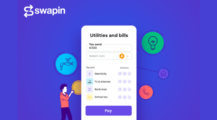Compre juegos y pague suscripciones en línea en Crypto con Swapin Services