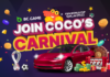 Únase a Coco’s Carnival ahora y gane hasta $ 2,100,000 o un TESLA