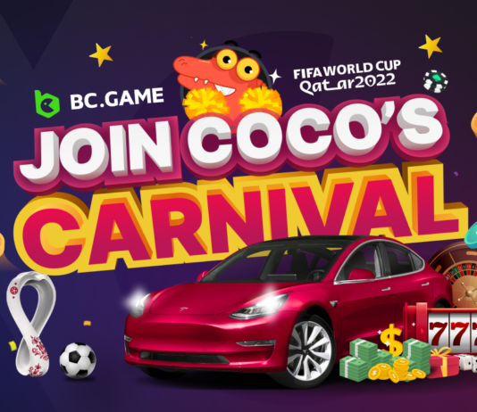 Únase a Coco’s Carnival ahora y gane hasta $ 2,100,000 o un TESLA