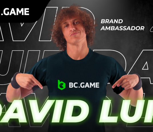 El futbolista brasileño David Luiz es ahora el embajador de BC.GAME David Luiz