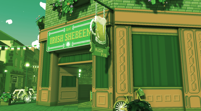 El pub más solitario del metaverso: el día de San Patricio en The Sandbox