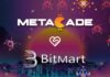 Metacade para cotizar en CEX, BitMart, abriendo el comercio a 9 millones de usuarios