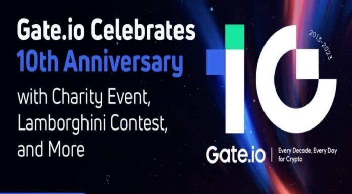 Gate.io celebra su décimo aniversario con un evento benéfico, el concurso Lamborghini y más