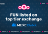 FUNToken listado en un intercambio de primer nivel, MEXC