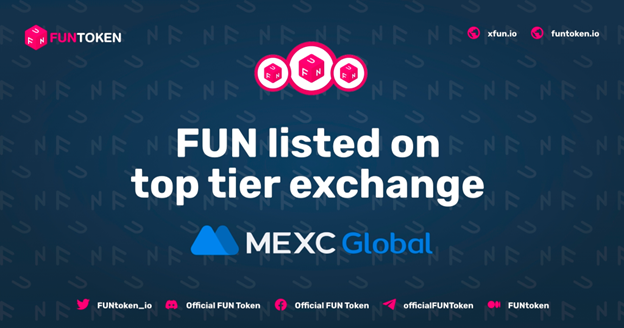 FUNToken listado en un intercambio de primer nivel, MEXC