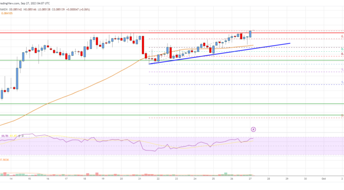 Análisis de precios de Tron (TRX): ganancias adicionales de Bulls Eye