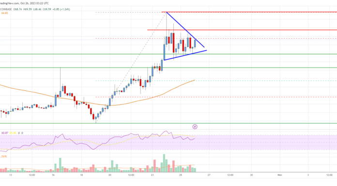 Análisis de precios de Litecoin (LTC): los alcistas apuntan a un repunte a $ 80