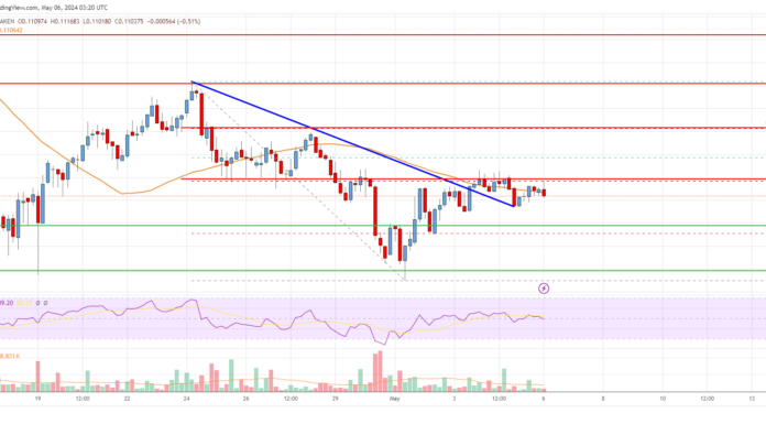 El precio de Stellar Lumen (XLM) podría aumentar si supera los $ 0,1115