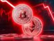 Bitcoin y Ethereum Tank mientras las liquidaciones de criptomonedas superan los $150 millones