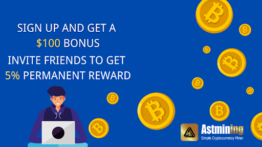 Gana criptomonedas con minería en la nube gratis con AST Mining