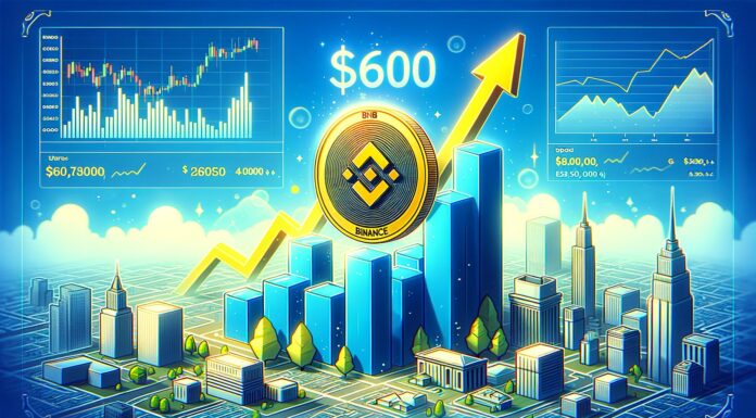 El precio de BNB apunta al hito de los $600: ¿los alcistas romperán la barrera?