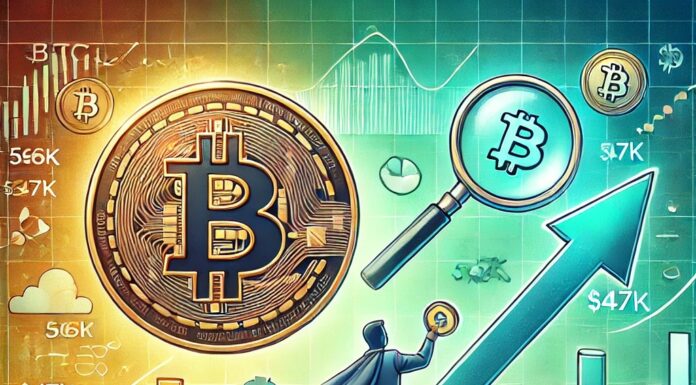 Bitcoin recupera los 56.000 dólares pero aún enfrenta una posible caída a los 47.000 dólares, un analista revela por qué