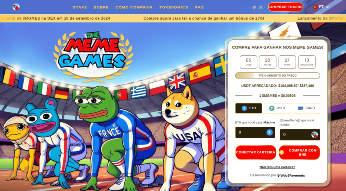 La memecoin “oficial” de los Juegos Olímpicos de París, The Meme Games, recauda 290.000 dólares en una semana