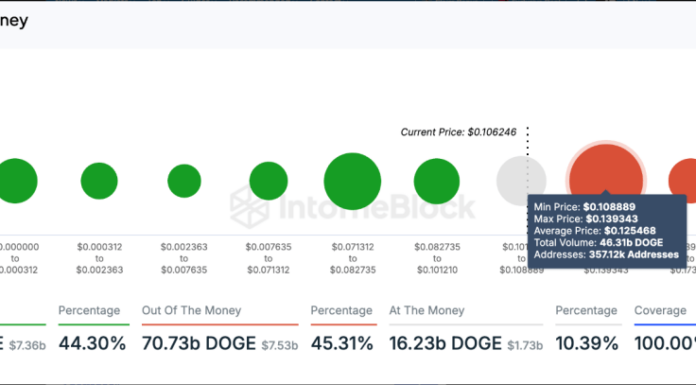 Rally de Dogecoin: más del 70% de los tenedores disfrutan de ganancias mientras Memecoin sube un 9%