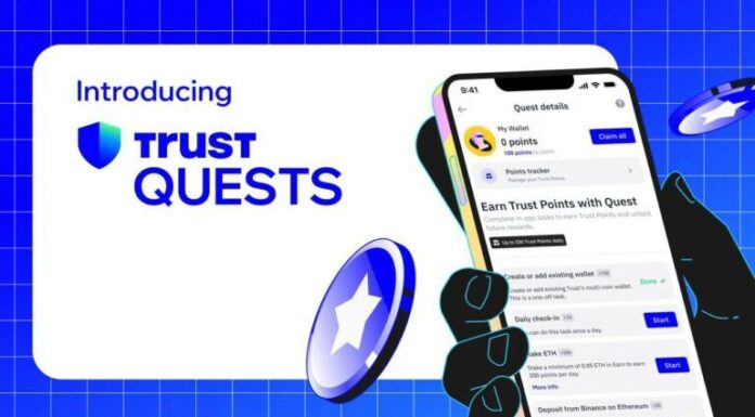 Trust Wallet lanza la plataforma Quest y un sistema de puntos para recompensar y educar a los usuarios