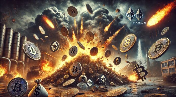 El mercado de criptomonedas en problemas mientras un analista predice una caída de 1 billón de dólares