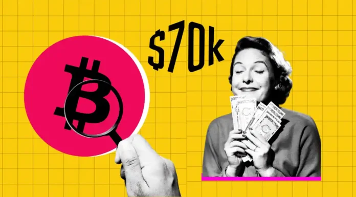Bitcoin rompe el patrón de canal largo, con la vista puesta en $72,000