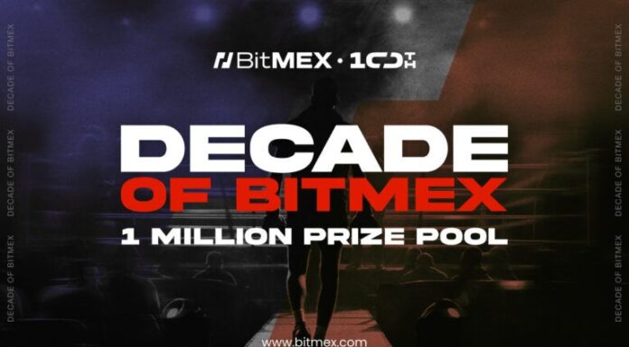 BitMEX lanza la campaña global 'Década de BitMEX' con un premio acumulado de $1 millón para celebrar el décimo aniversario