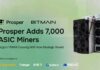 Prosper adquiere 7.000 mineros ASIC de BITMAIN y obtiene financiación estratégica para democratizar la minería de Bitcoin