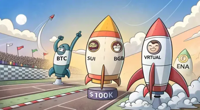 El gran rebote de las criptomonedas SUI: ¿superará a BTC, BGB y ENA esta semana?