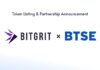 Bitgrit se asocia con BTSE para revolucionar el comercio de tokens