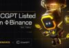 Binance enumera ChainGPT (CGPT): desbloqueando una nueva era para las soluciones Blockchain impulsadas por IA