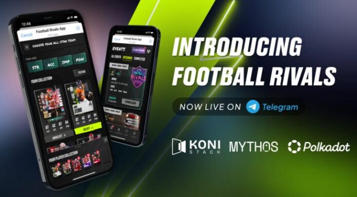 Koni Stack lanza 'Rivals de fútbol' en Telegram, incorporando a millones de usuarios a Mythos & Polkadot