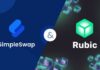 SimpleSwap se asocia con Rubic para expandir los intercambios de cifrado en la aplicación