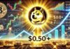 Dogecoin explota de la noche a la mañana: la acción del precio sugiere nuevos máximos por encima de $ 0,50