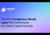 Nexera anuncia la primera capa 1 lista para el cumplimiento para los mercados de capital institucionales en cadena