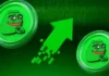 Pepe desafía el accidente del mercado, los ojos en el 40% de rally